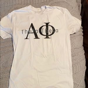 Alpha phi Calvin Klein themed T-shirt